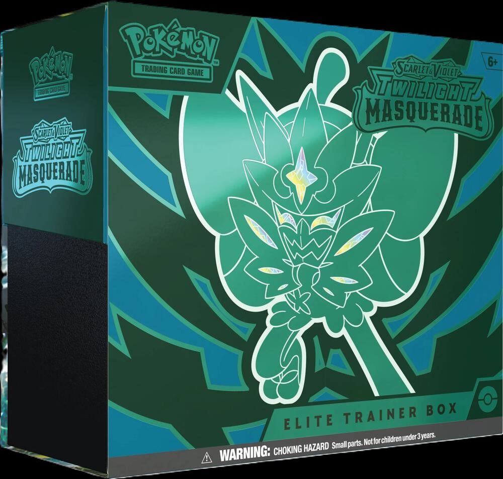 pokemon trading card game: twilight masquerade elite trainer box Pokémon TCG 1 Promo card Twilight Masquerade Elite Trainer Box